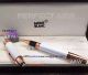 Perfect Replica Mont blanc J F K White and Rose Gold Clip Rollerball Pen (2)_th.jpg